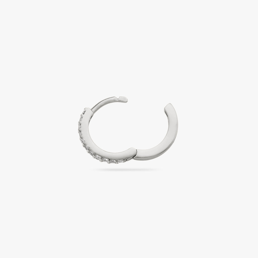 Small Pave Huggie