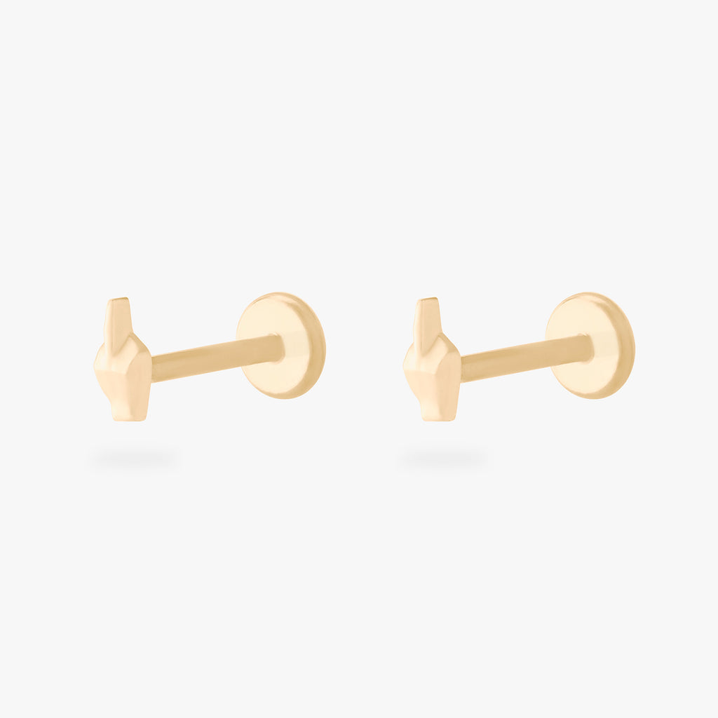 Middle Finger Flatback Stud