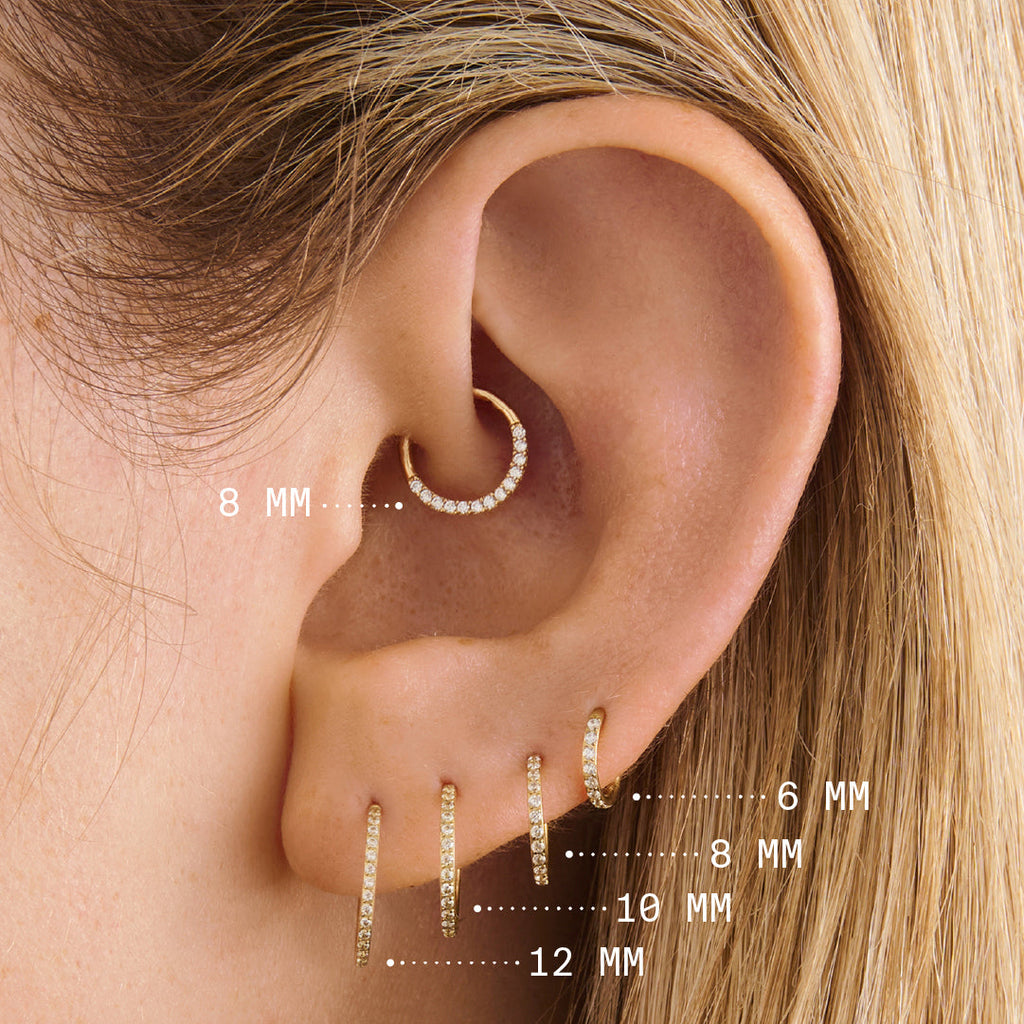 6mm Pave Clicker