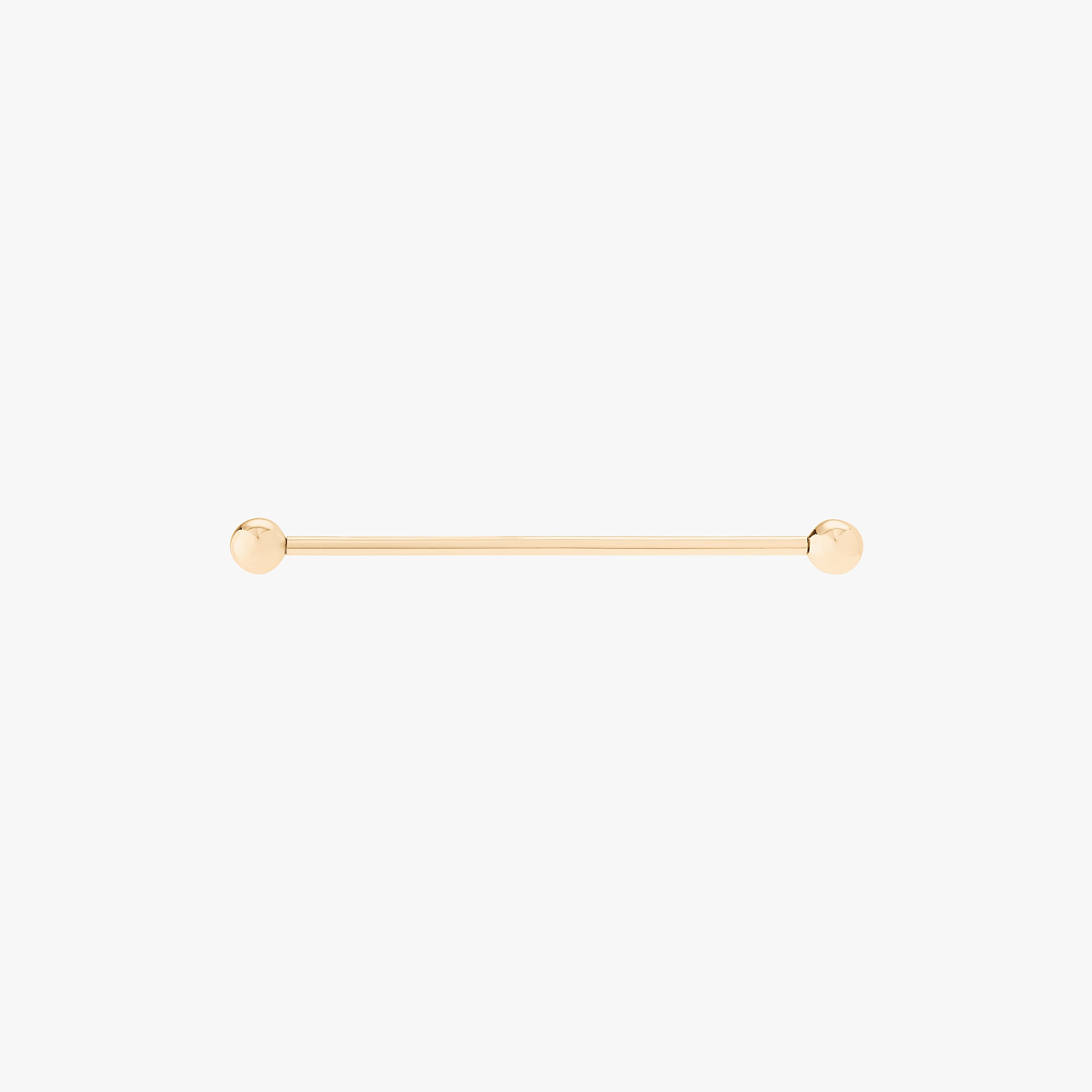 14K Industrial Bar 38mm