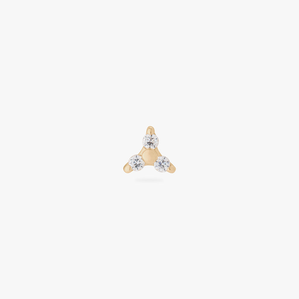 14K CZ Trinity