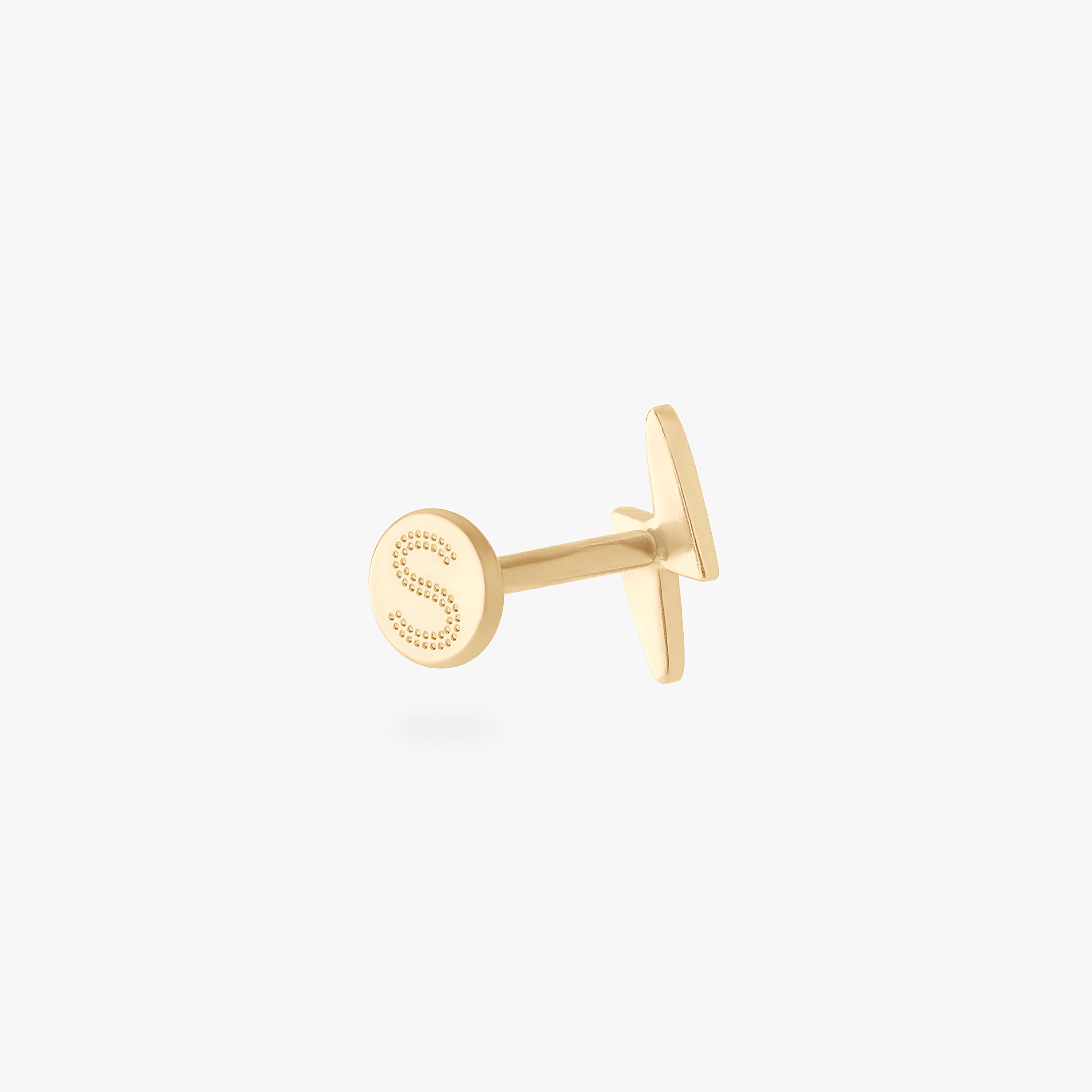 14K Lightning Flatback