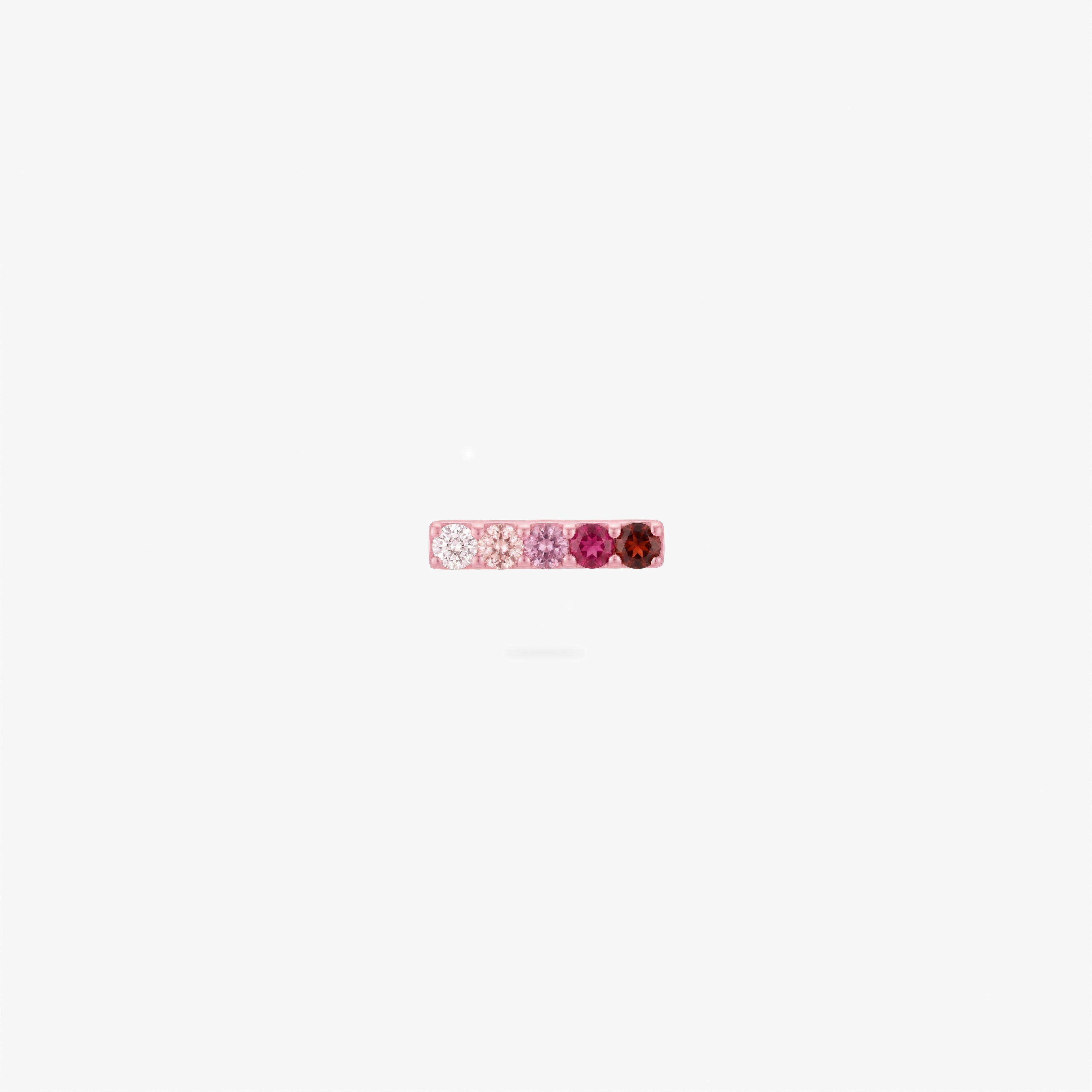 Golden Ti Pave Bar Pink
