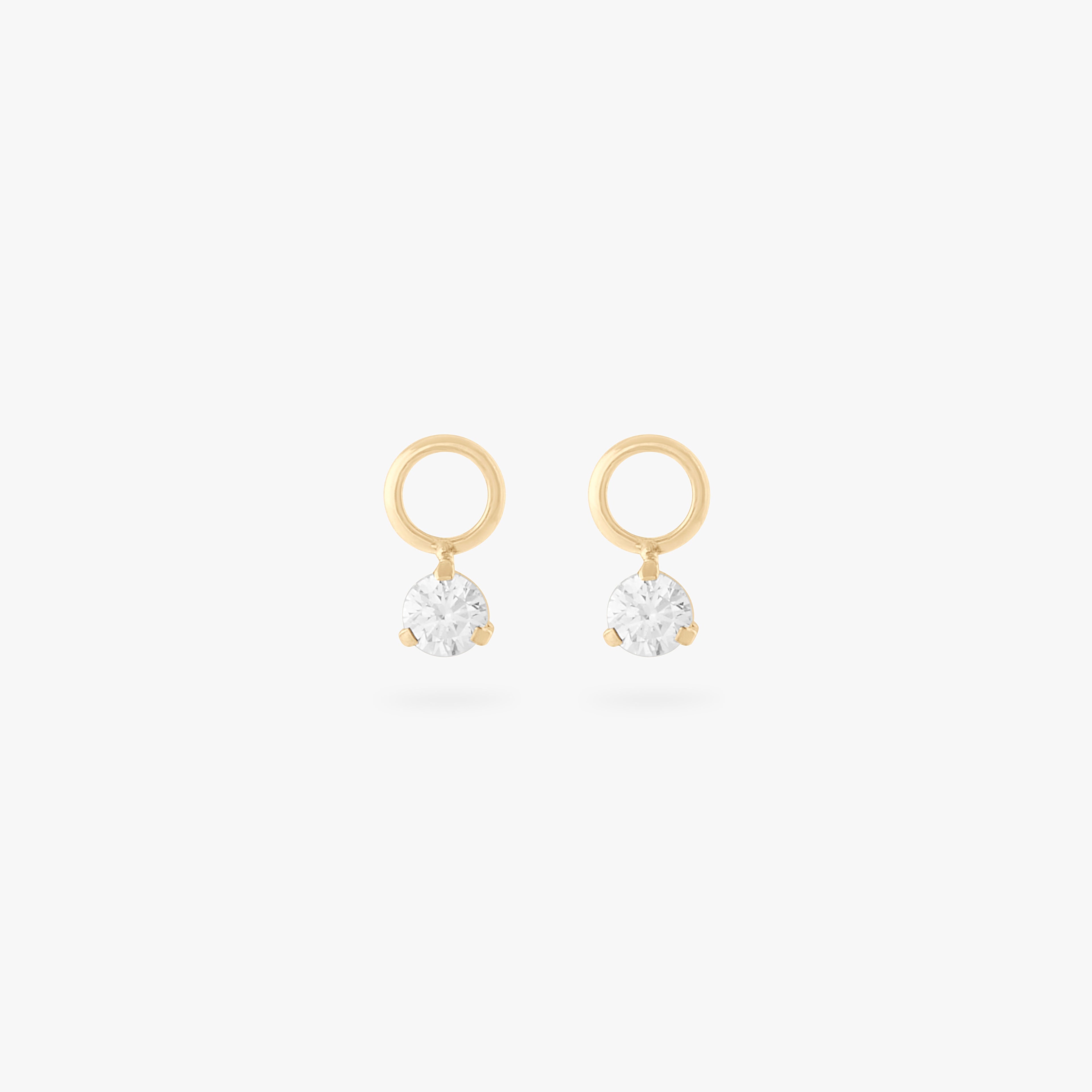 Micro CZ Clicker Charm