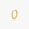 Small Pave Hoop