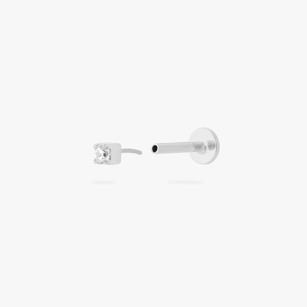 Mini CZ Flatback Stud
